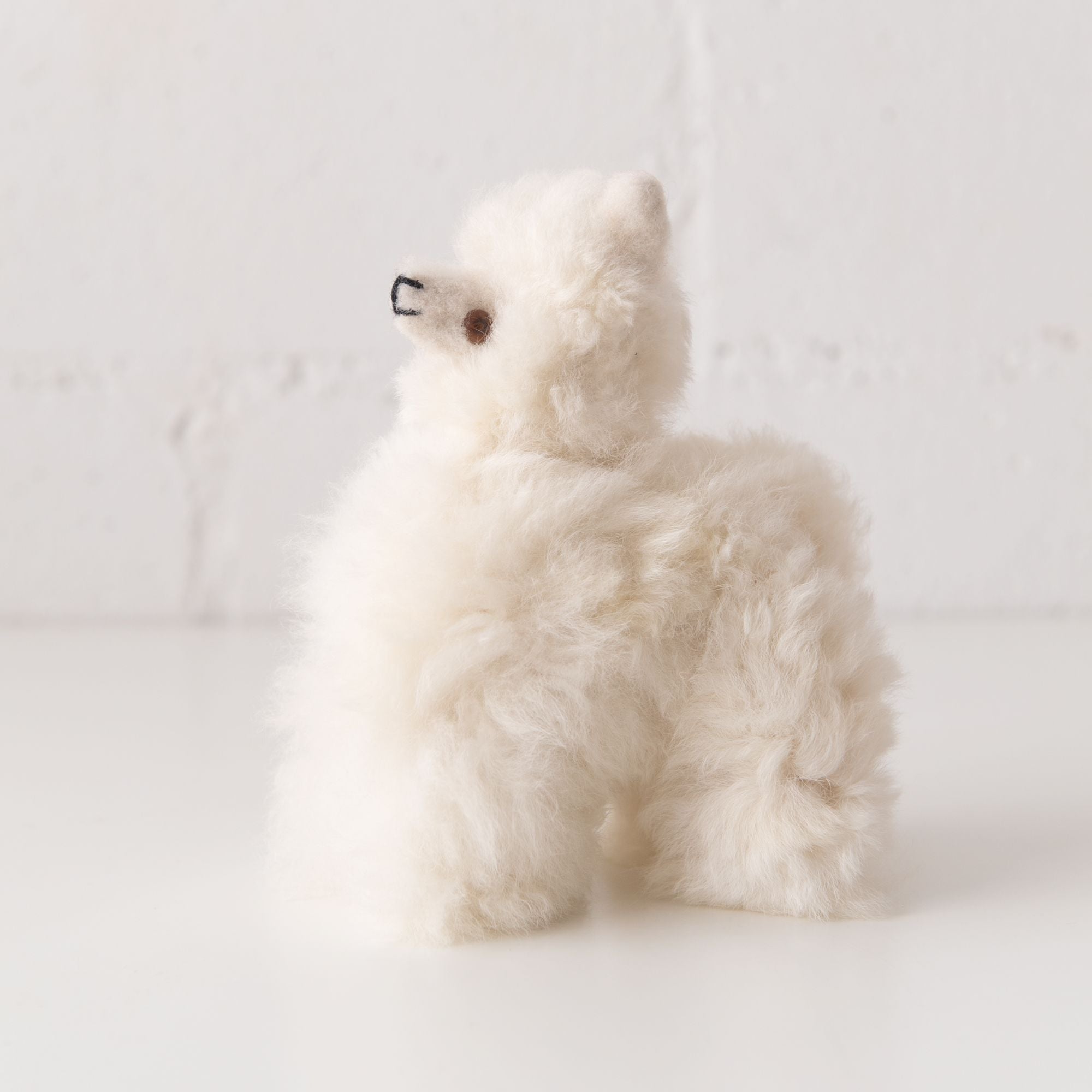 Small Llama in White, from Inpire Peru