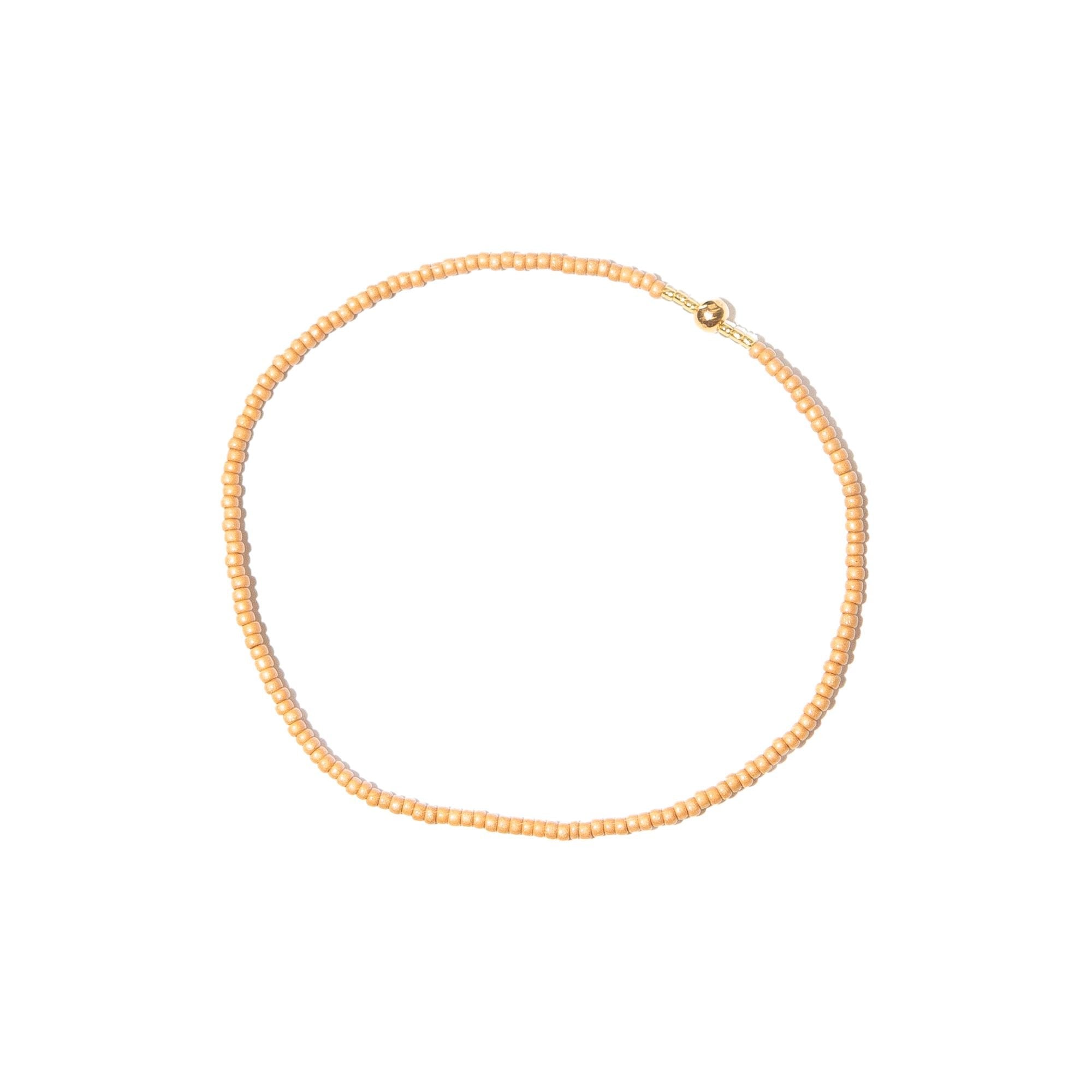 Aqua and Gold Stacked Beaded Bracelet, from Templestones