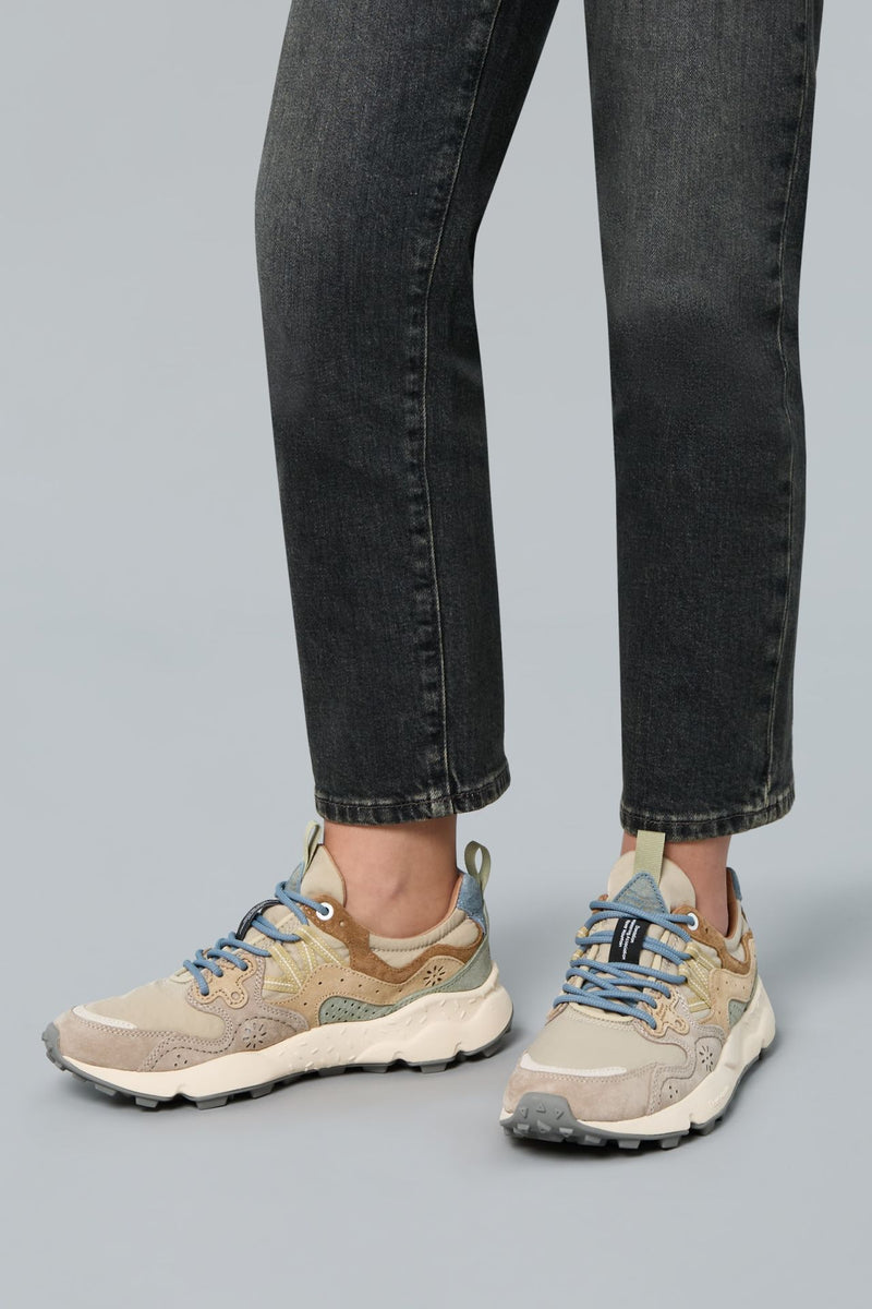 Yamano 3 Uni Sneaker in Taupe & Beige, from Flower Mountain