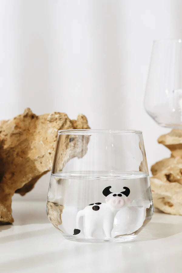 Cow Drinking Glass, from Minizoo