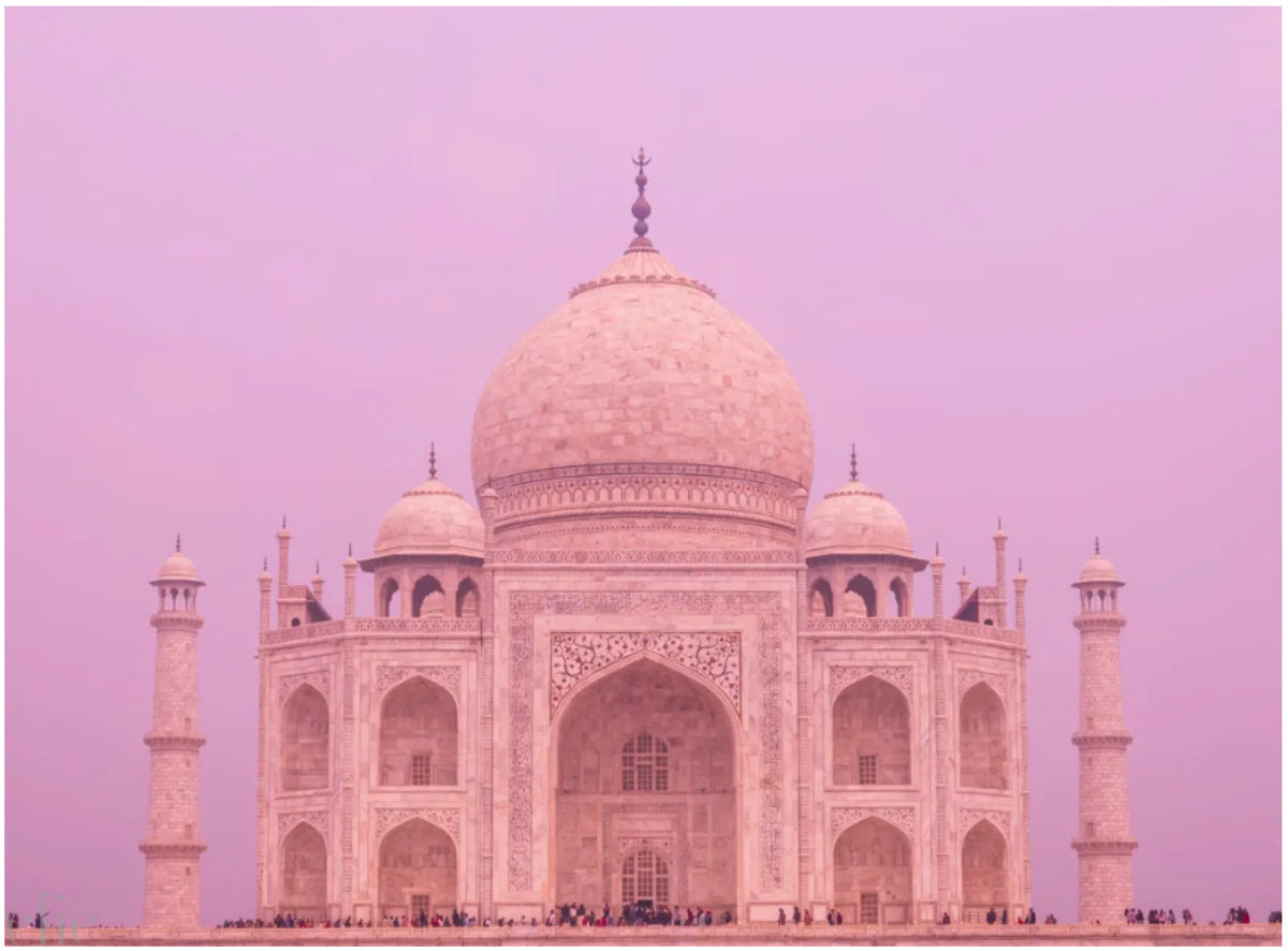 Pink India, Taj Mahal by Juliette Charvet