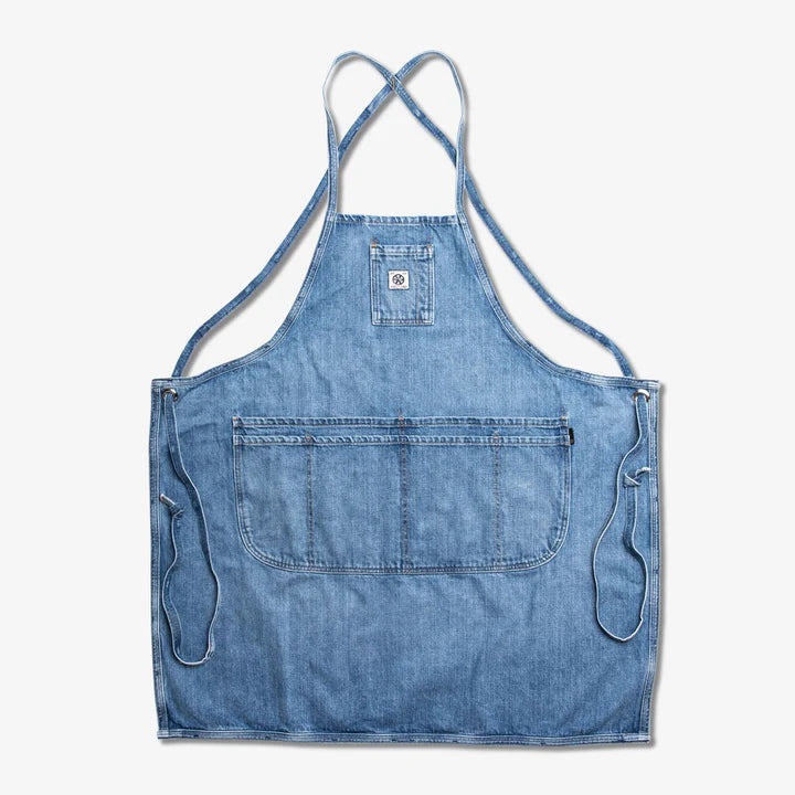Classic Denim Light Vintage Apron, from Mi Cocina