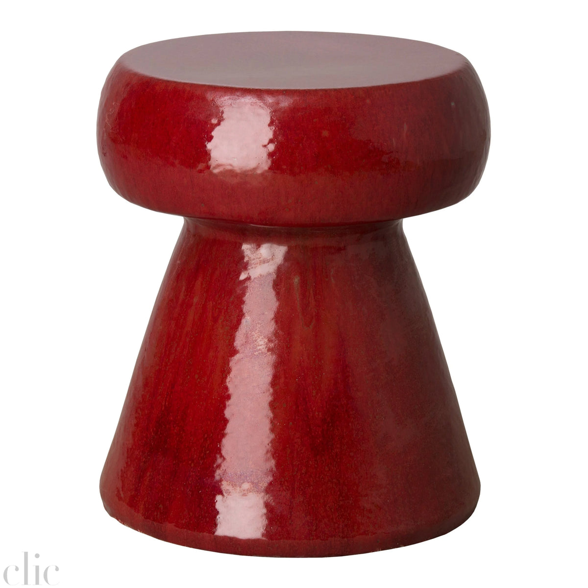 Portobello Stool in Red