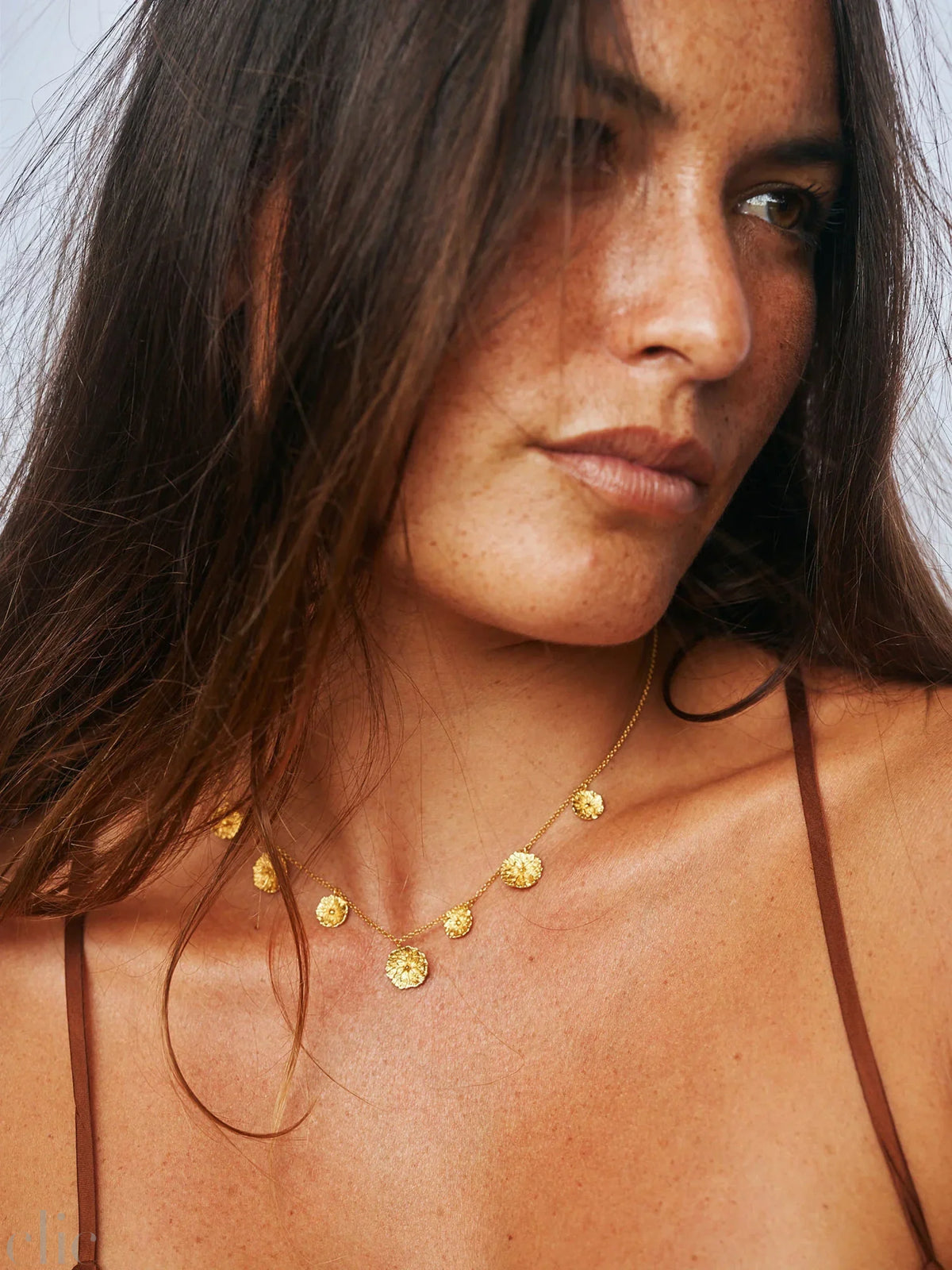 Shaker Necklace in Gold Vermeil, from Carina Hardy