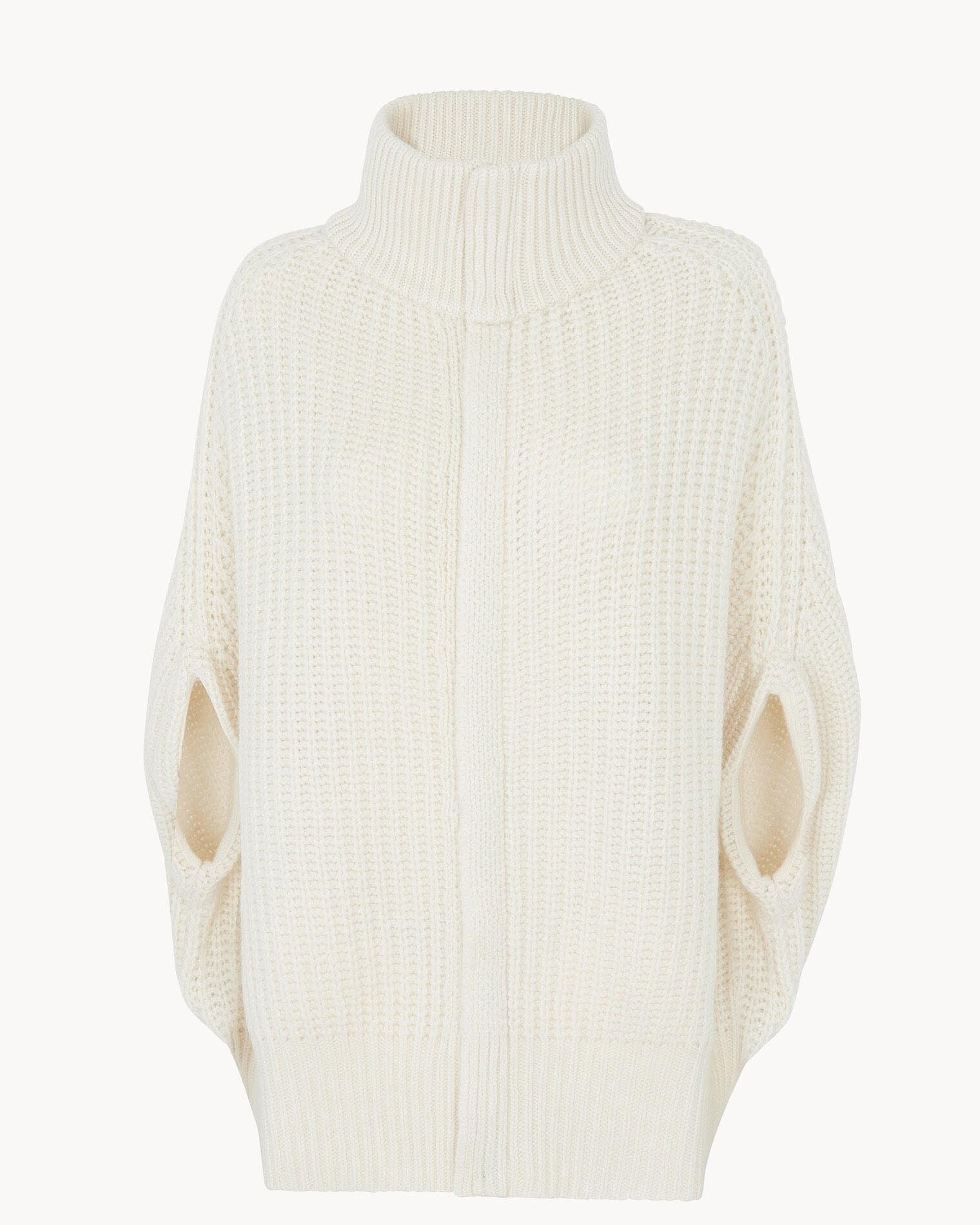 India Cashmere Sweater in Blanc, from Kujten