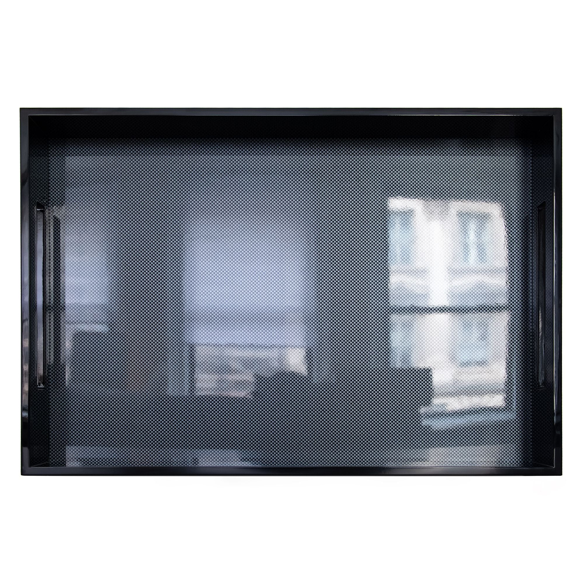 Rectangular Carbon Tray in Otterman, from Addison Ross