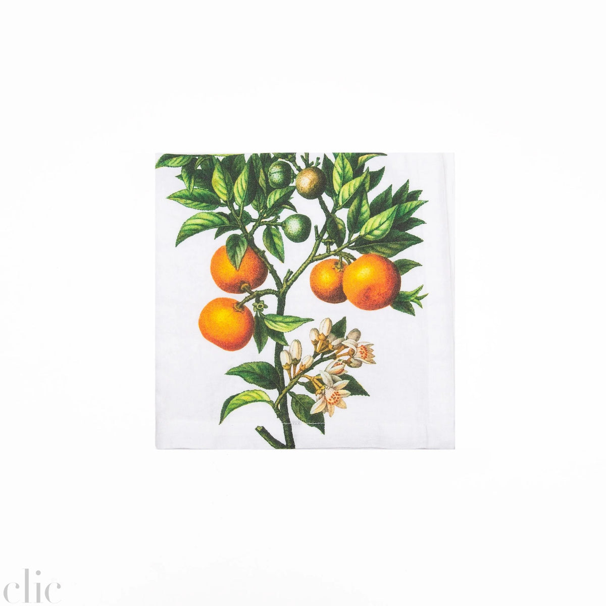 Set of 6 Citrus Napkins, from Linoroom