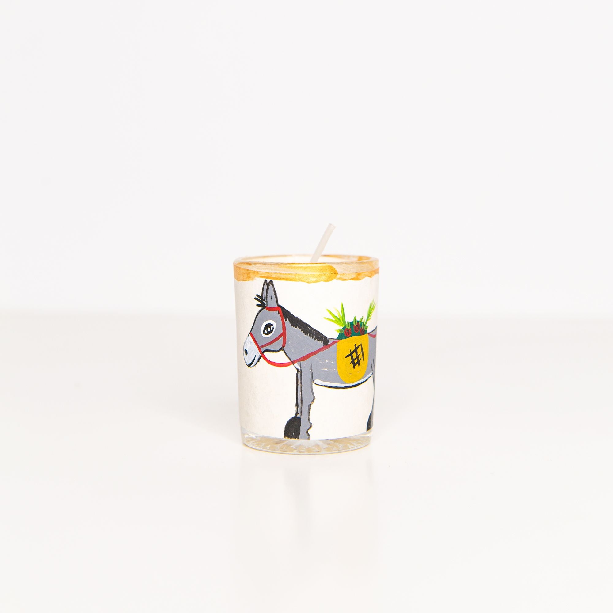 Donkey Votive Candle, from Riversong