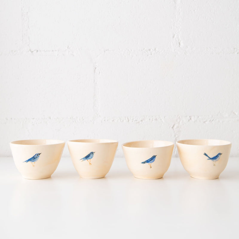 Blue Bird Cereal Bowl, from Tivoli Tile Works