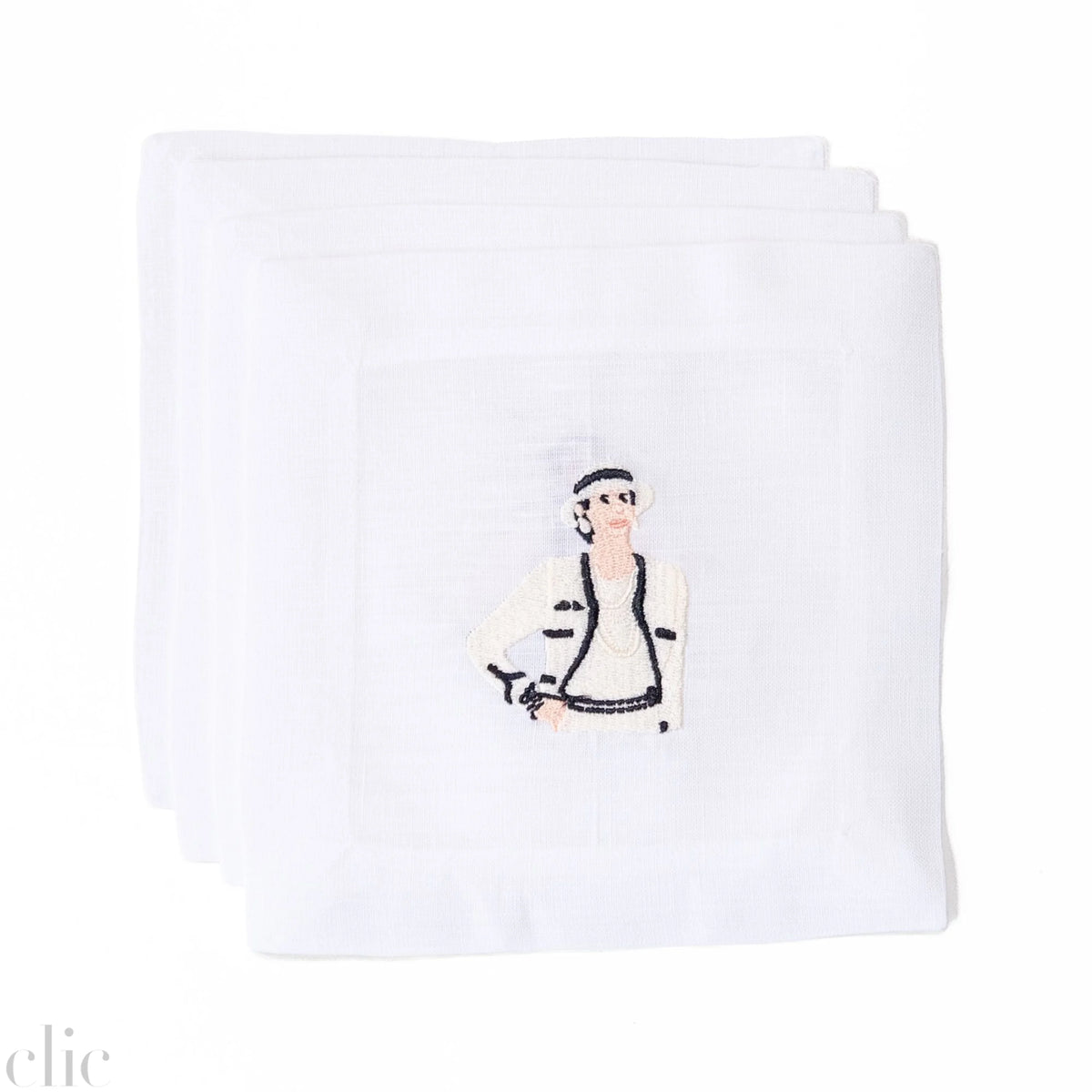 Coco Chanel Cocktail Napkins, from Lettermade