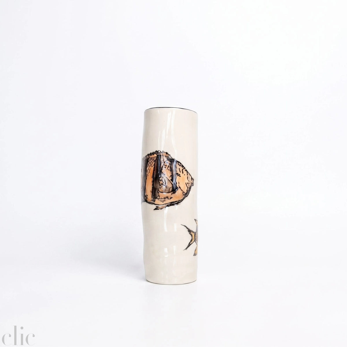 Large Ocean Nero Vase, from Bertozzi