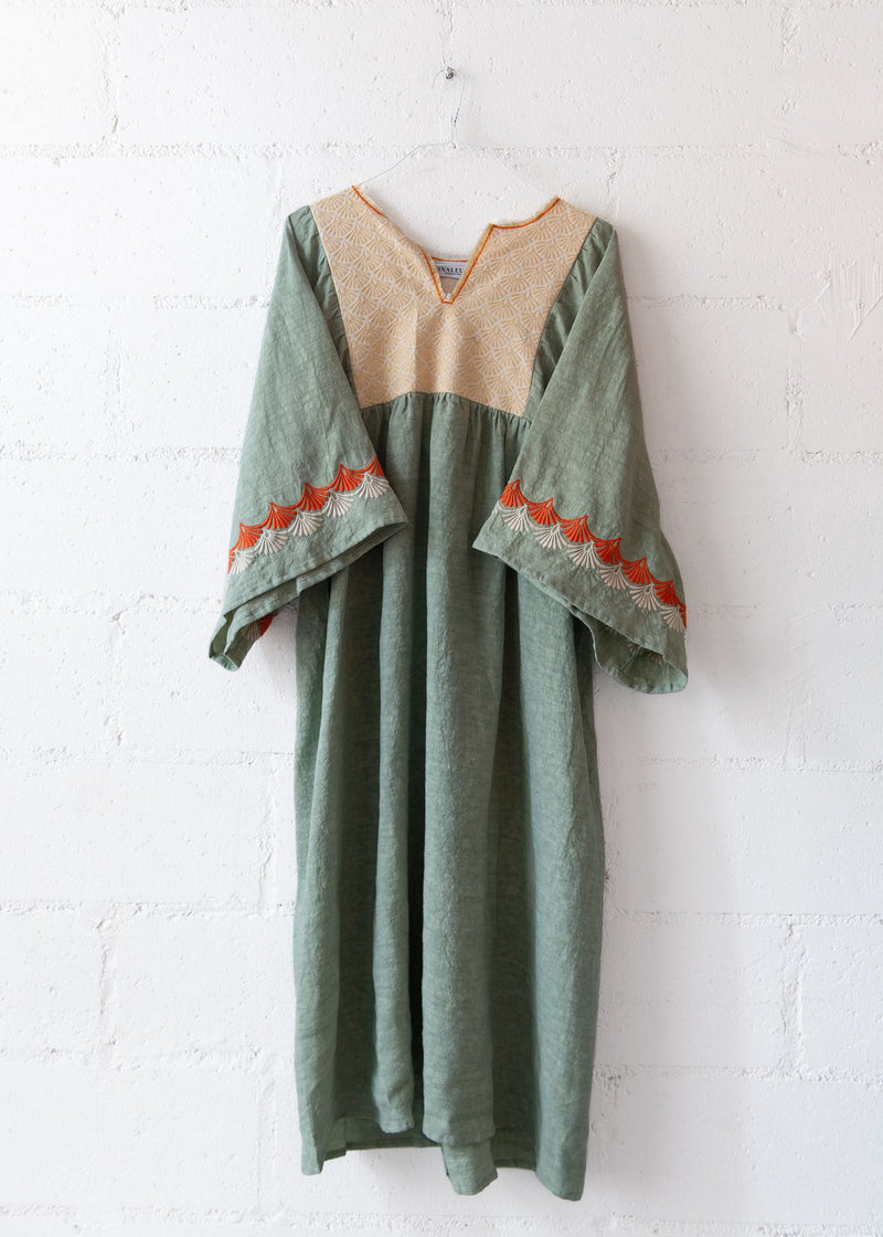 Levante Long Dress in Green, from Nina Leuca