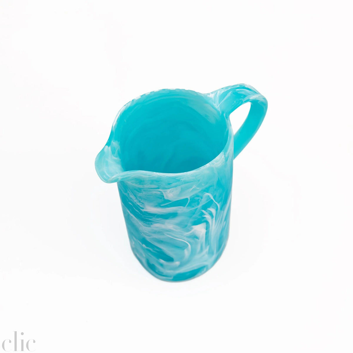 Classical Jug in Aqua Swirl, from Nashi Home