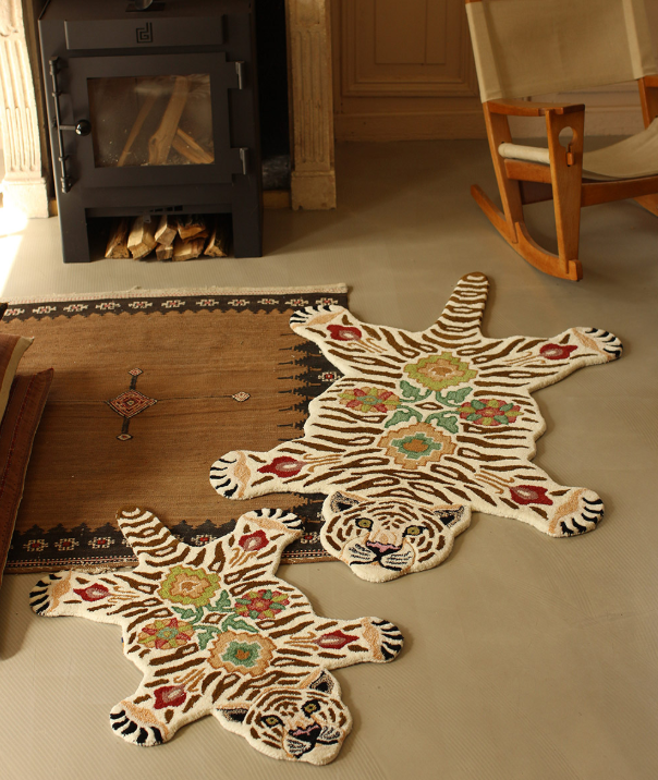 Jill Tiger Rug, from Doing Goods