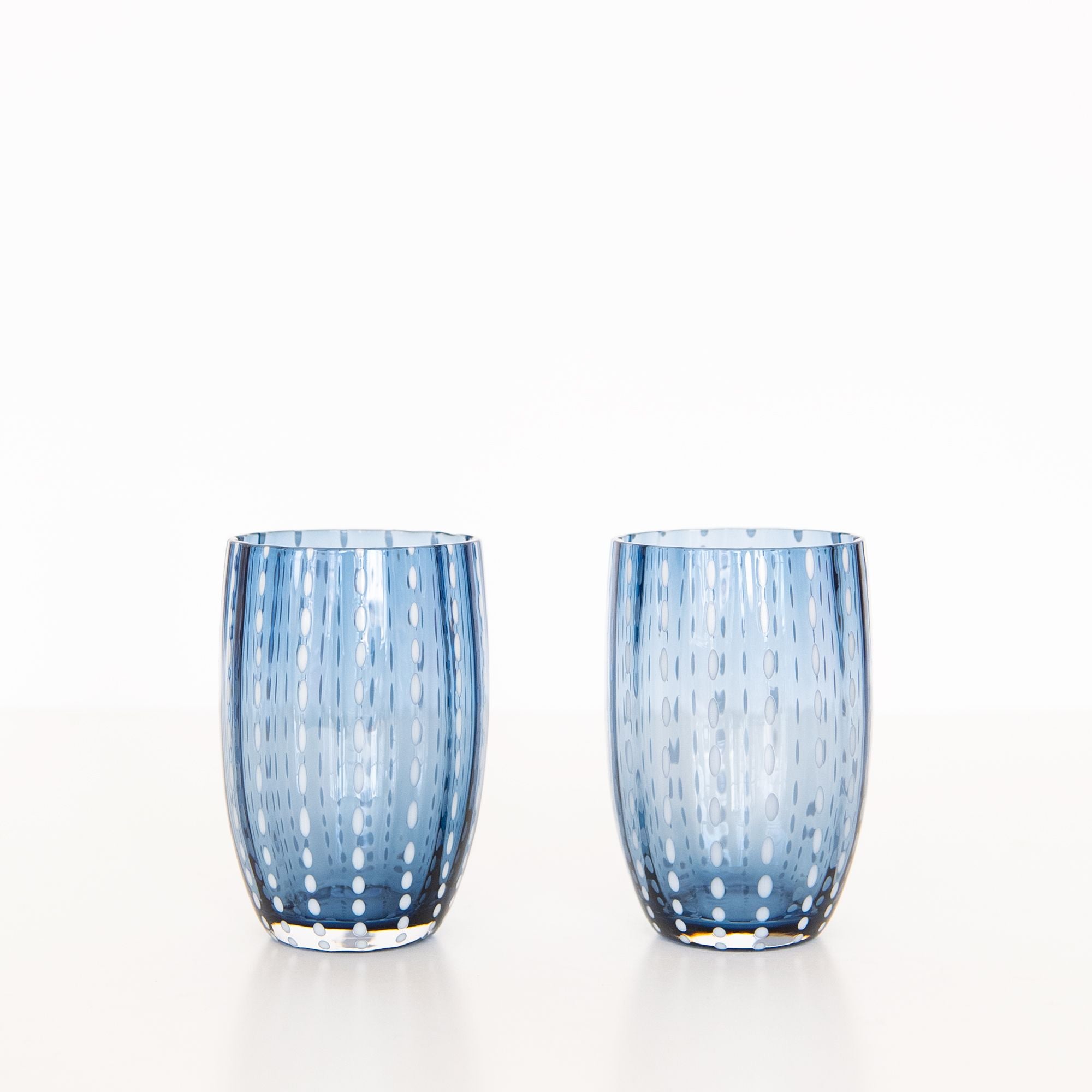 Perle Tumbler in Blue Grey, from Zafferano
