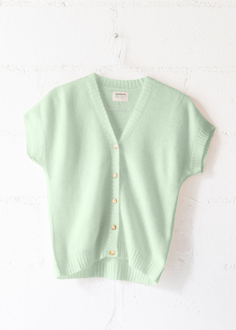 Jolie Knit Top in Mint, from Aymara