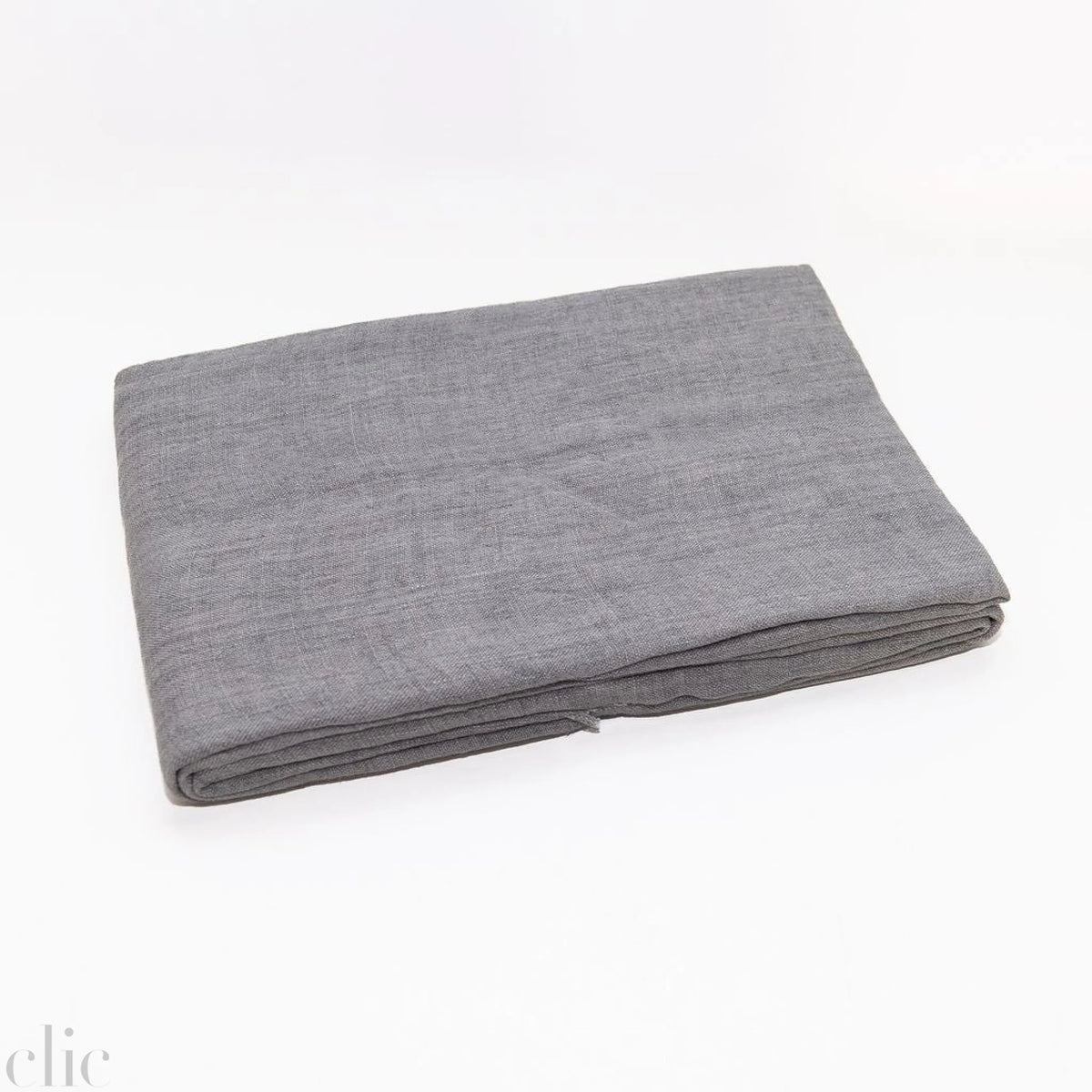 Stone Washed Linen Throw Blanket in Oyster