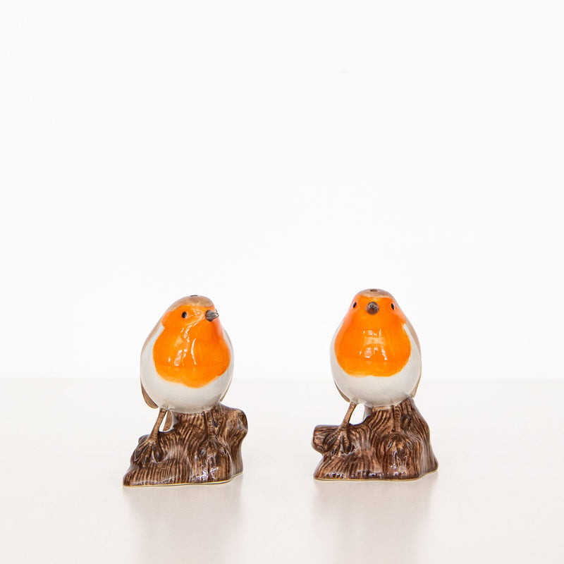 Robin Salt and Pepper Shakers, from Quail Ceramics