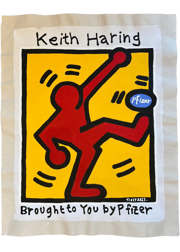 Keith Haring Pfizer, by Tiggy Ticehurst