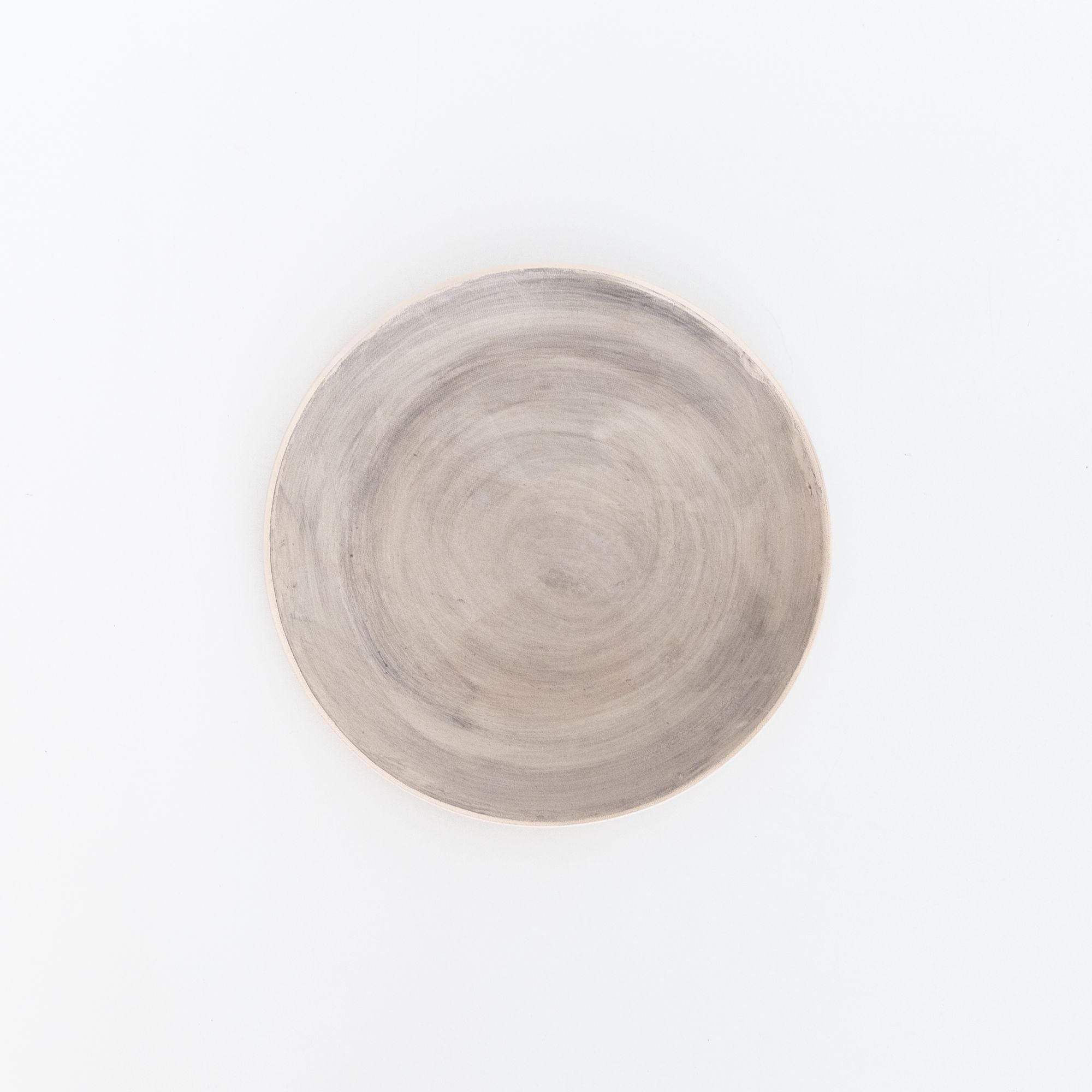 Dinner Plate in Beach Sand Grey, from Wonki Ware