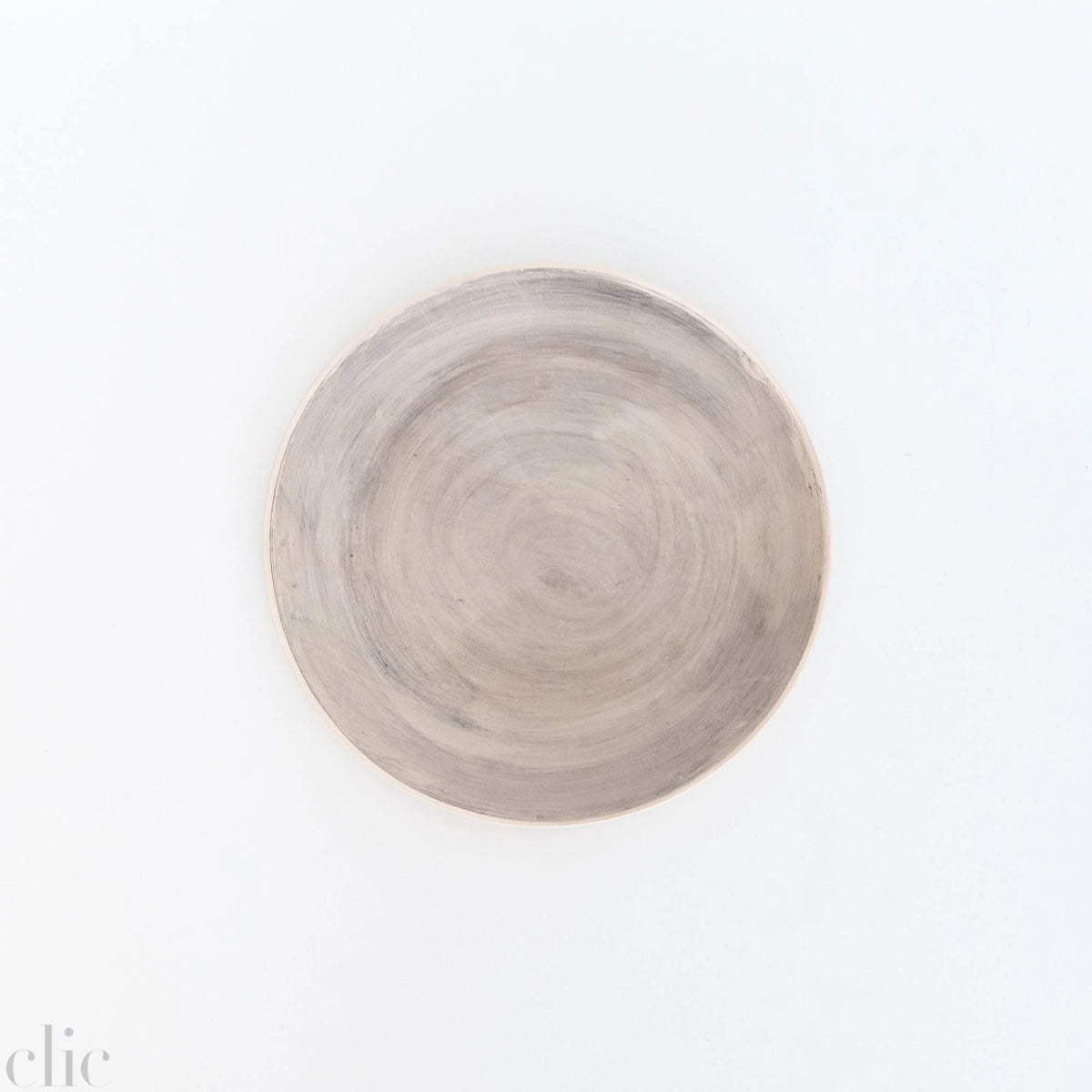 Dinner Plate in Beach Sand Grey, from Wonki Ware