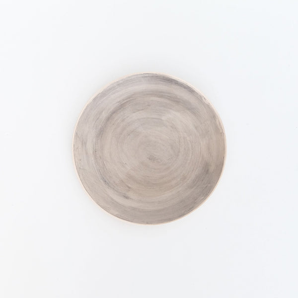 Dinner Plate in Beach Sand Grey, from Wonki Ware