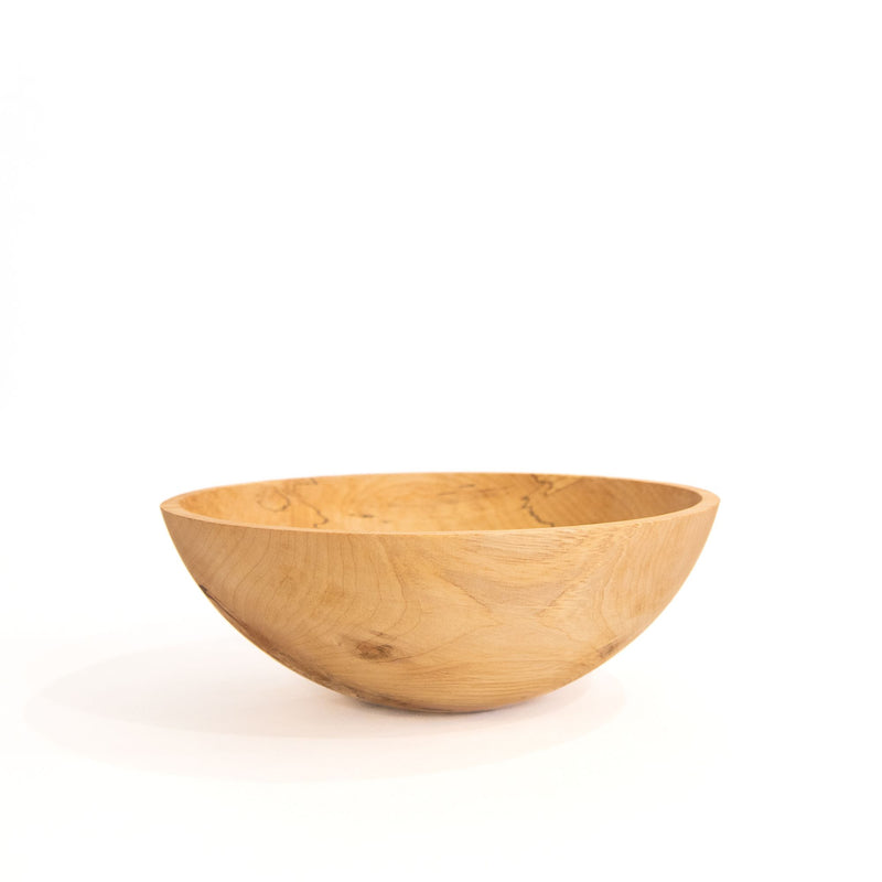 Spalted Ambrosia Round 15" Maple Bowl, from Petermans