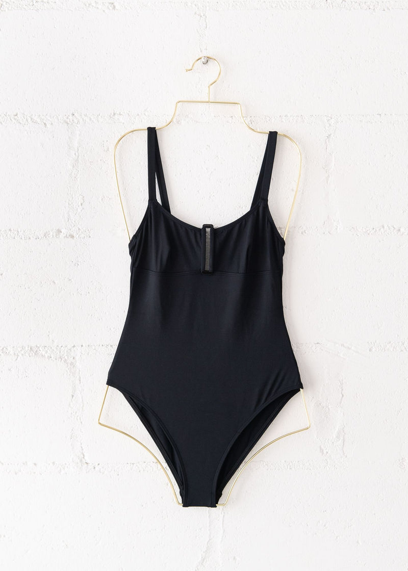 One Piece Nageur Bathing Suit in Noir, from DNDU