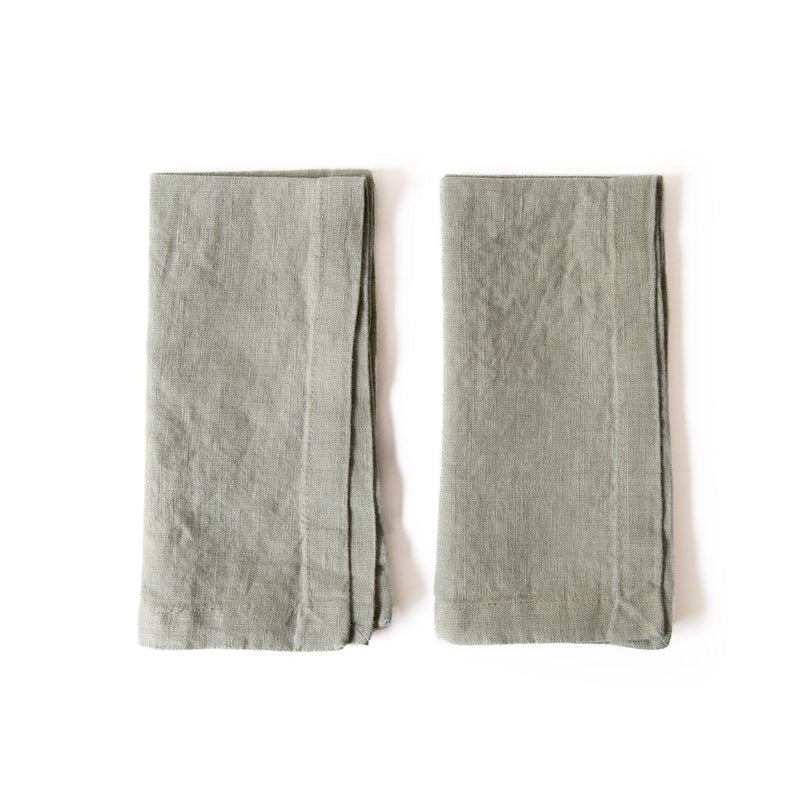 Sage Linen Napkins Set of 2, from Linen Tales