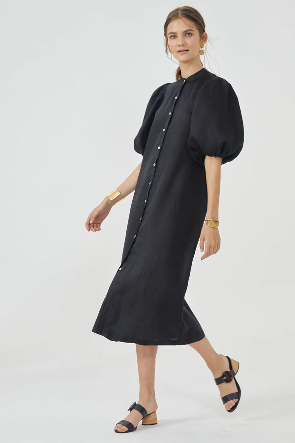 Bubble Dress in Black, from Lanhtropy