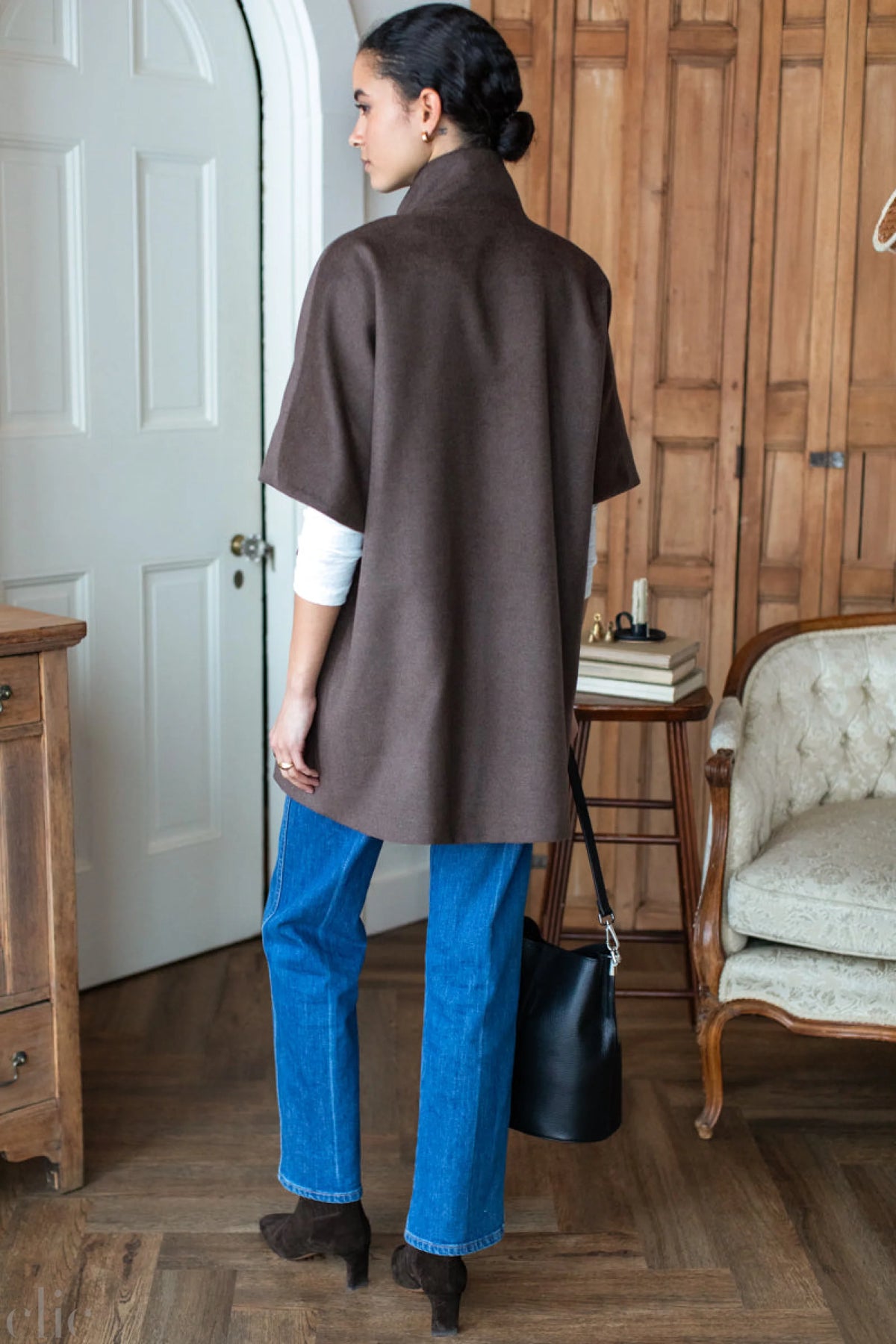 Layering Jacket in Bitter Chocolate, from Emerson Fry