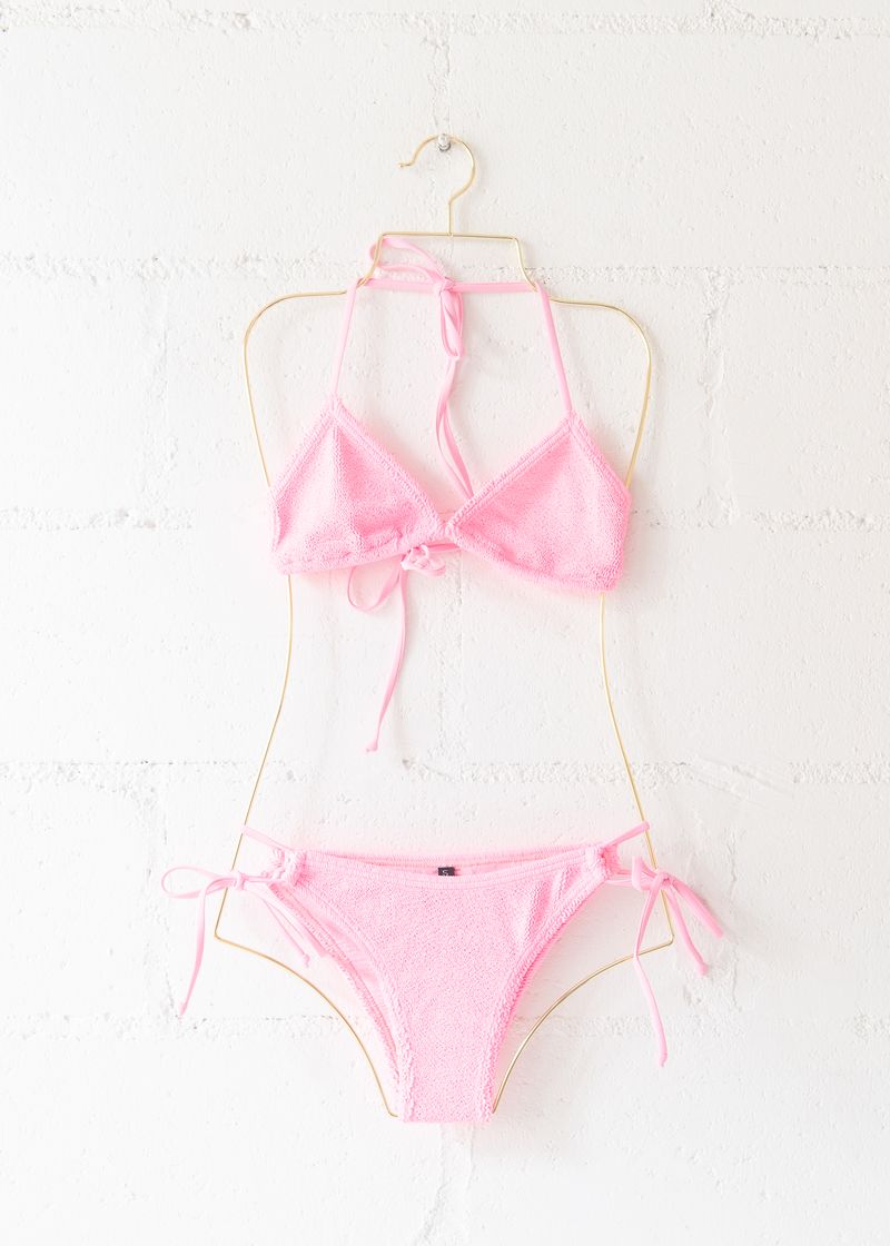 Jamaica Bikini Bottom in Strawberry Pink, from Love & Bikinis