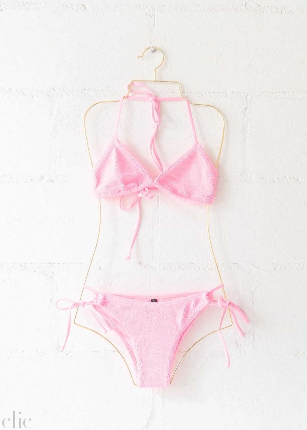 Jamaica Bikini Bottom in Strawberry Pink, from Love & Bikinis