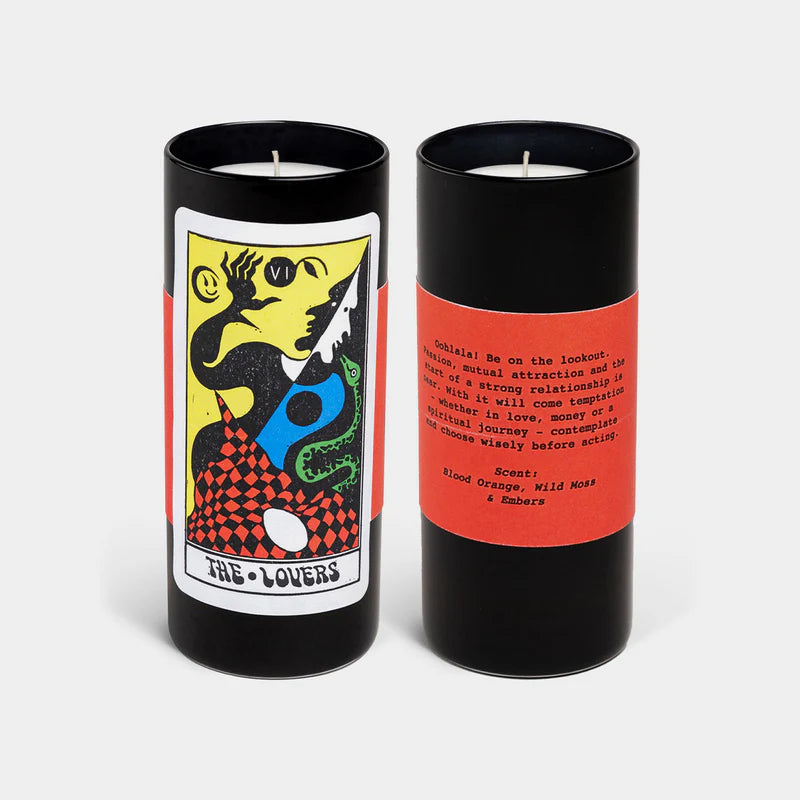 Tarot The Lovers Candle, from 54 Celsius