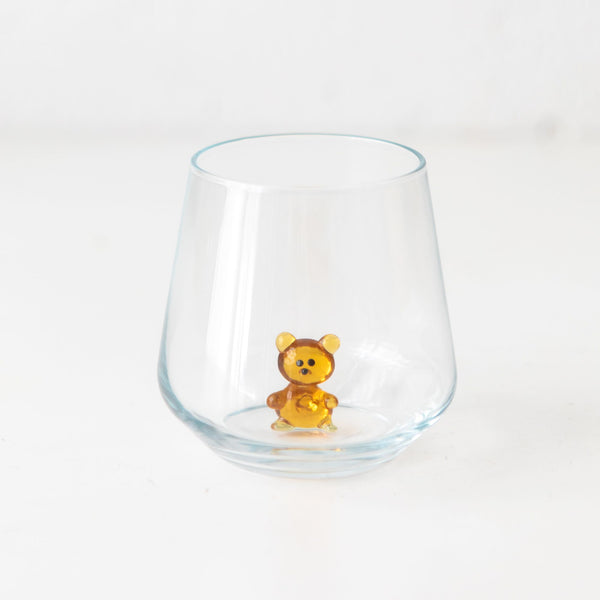Teddy Bear Drinking Glass