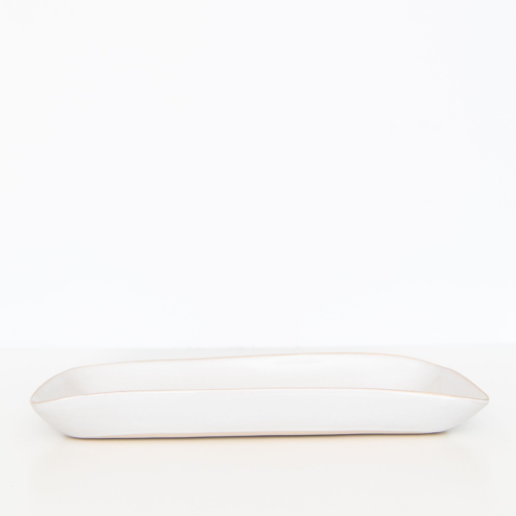 Rawn Platter in Beach Sand White, from Wonki Ware