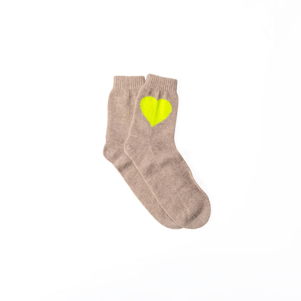 Heart Socks in Brown, from Jumper 1234