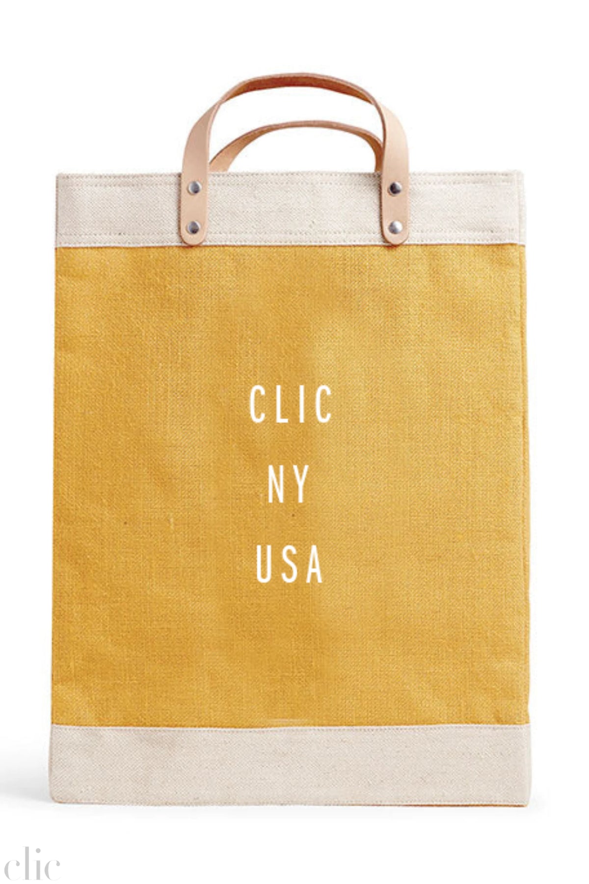 Clic NY USA Market Bag in Gold, from Apolis