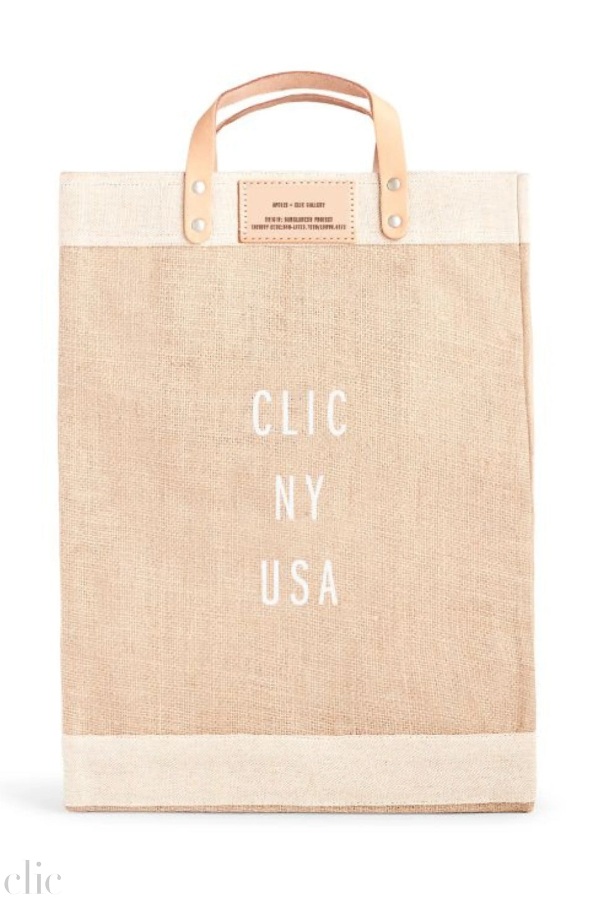 Clic NY Market Bag in Natural, from Apolis