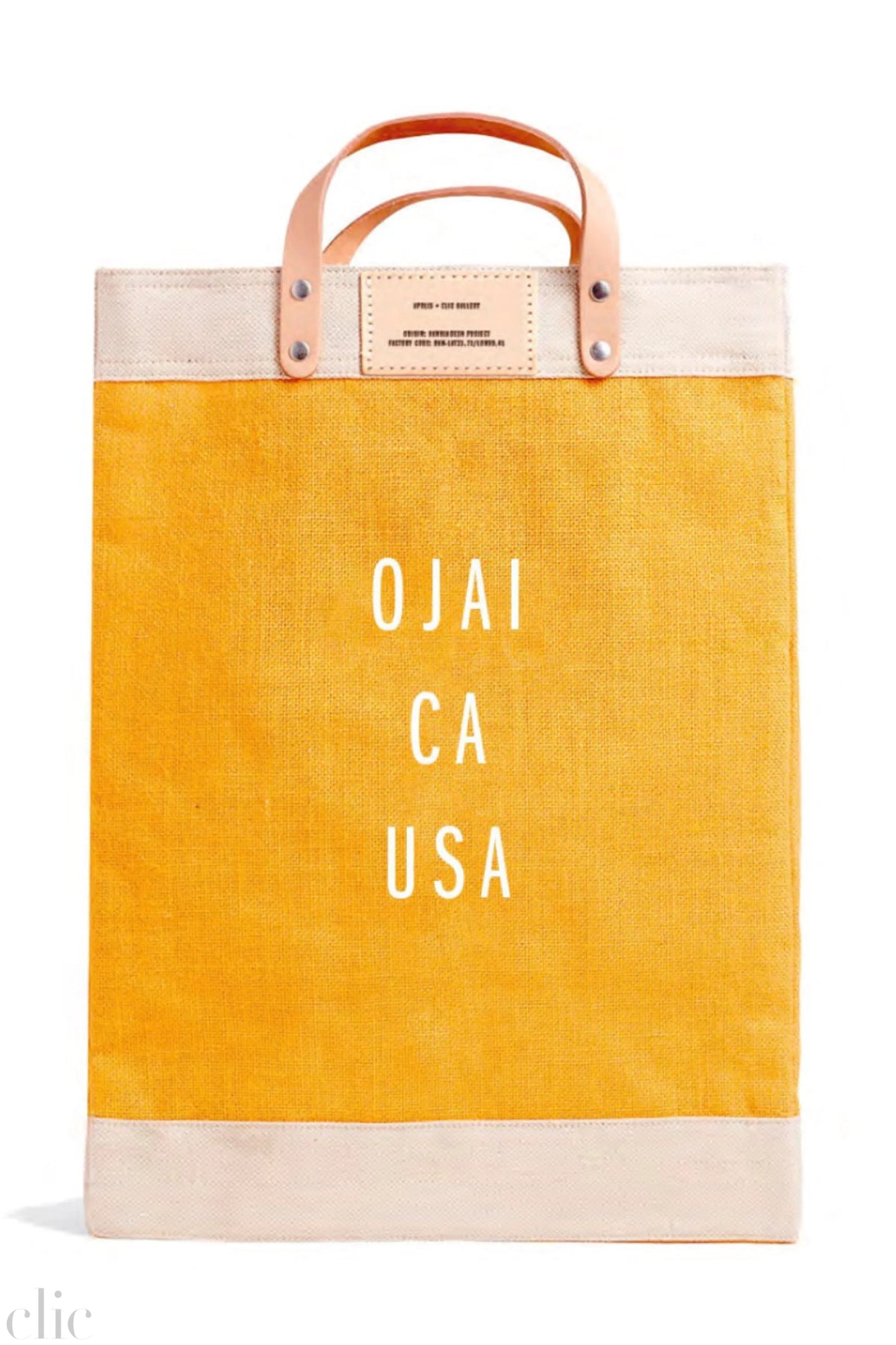 Ojai Market Bag in Gold, from Apolis