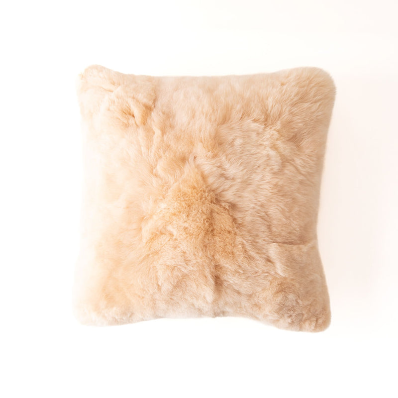 Alpaca Pillow in Champagne, from Intiearth