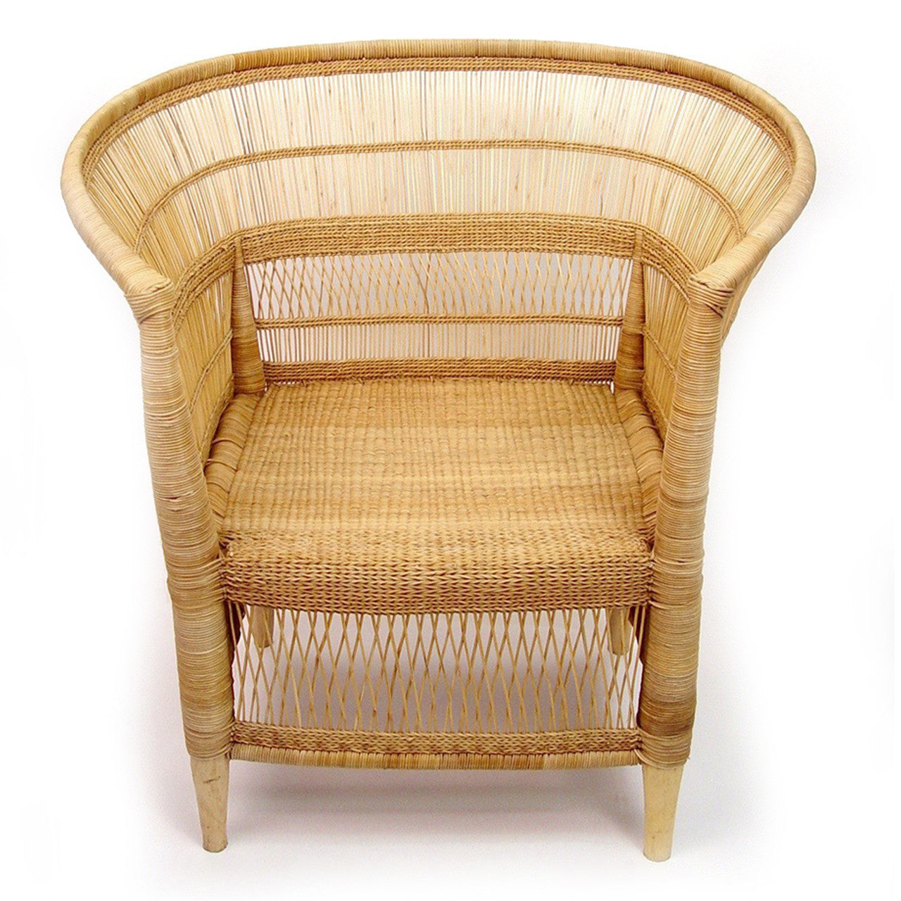 Malawi Cane Armchair in Natural, from Mbare