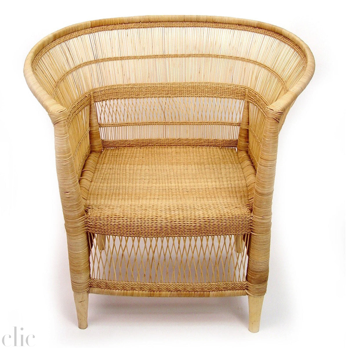 Malawi Cane Armchair in Natural