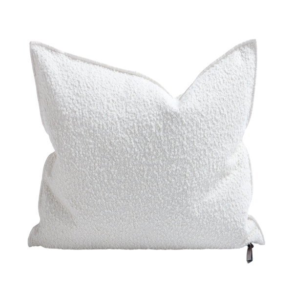 Canvas Wooly Blanc 26x26 Pillow, from Maison de Vacances