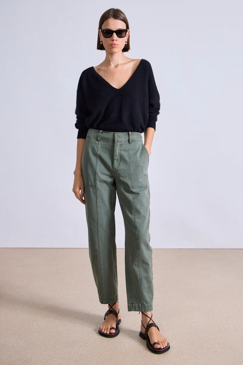 Mera Pant in Thyme, from Apiece Apart