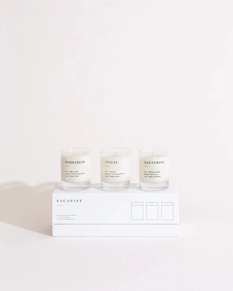 Earth and Warm Mini Candle Gift Set, from Brooklyn Candle Studio