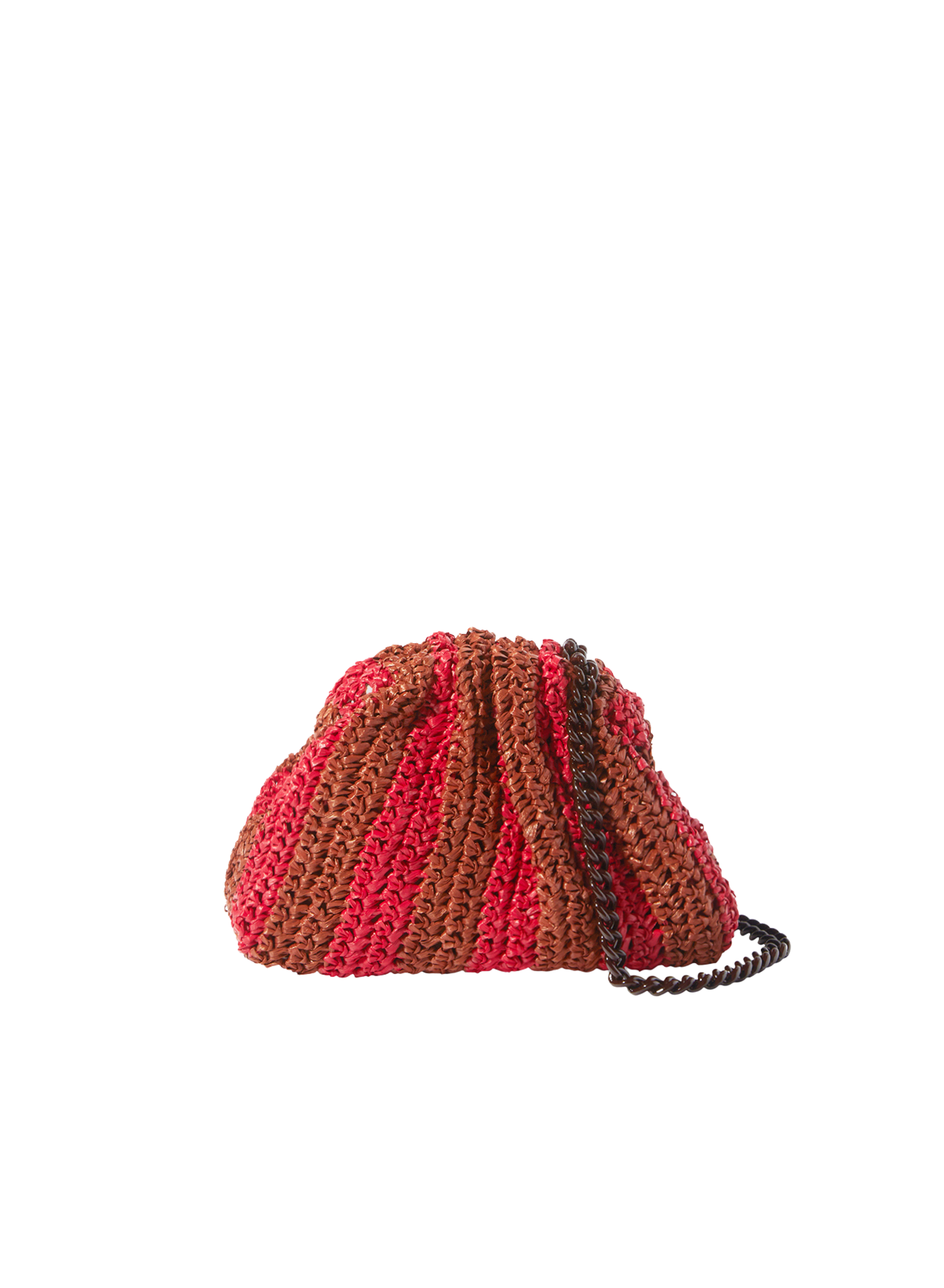 Mini Game Chrochet Bag in Cocco, from Maria La Rosa