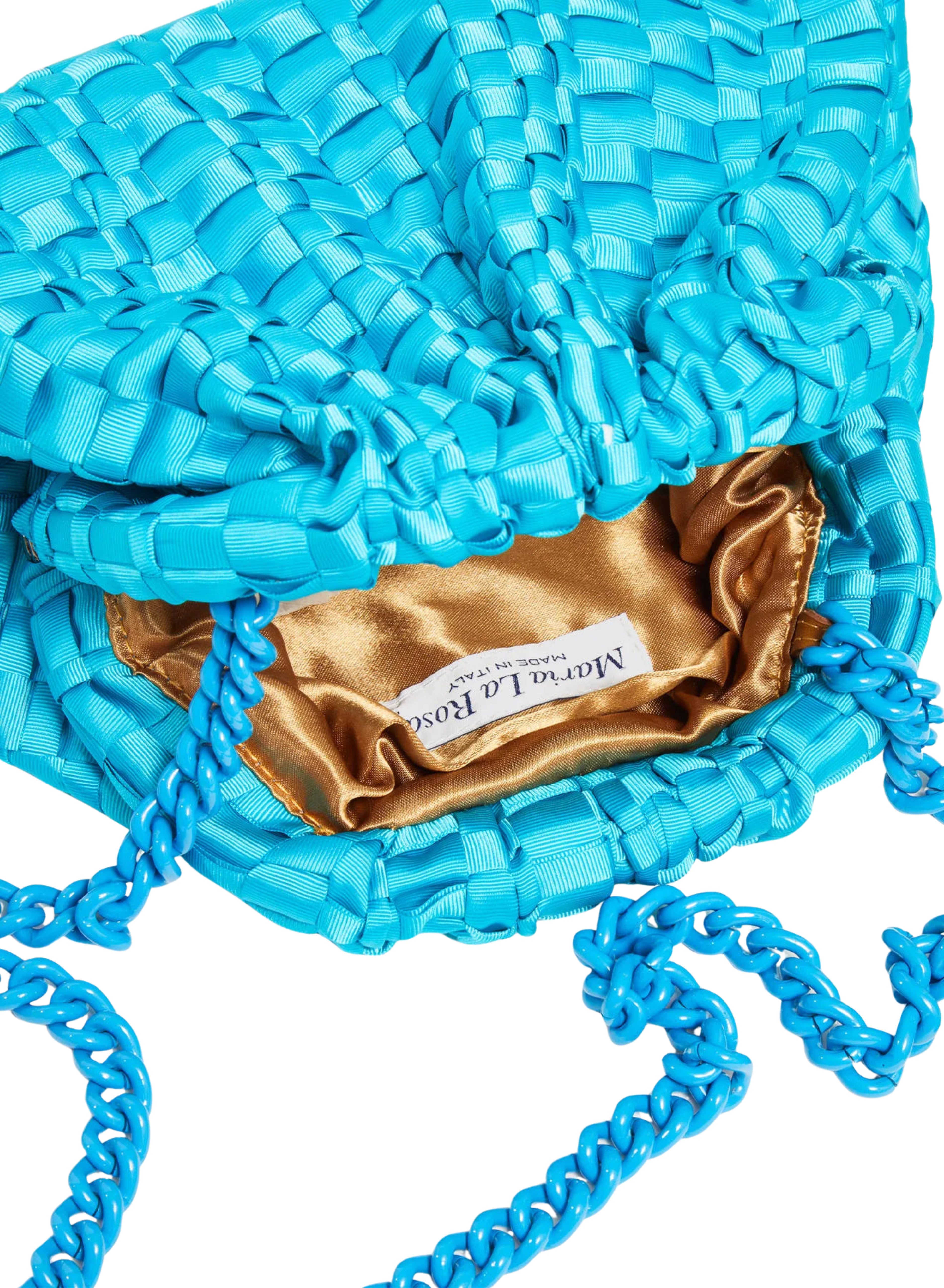 Mini Game Bag in Turquoise, from Maria La Rosa