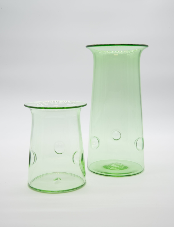 Dimple Bloom Vase in Mint, from Tyler Barry