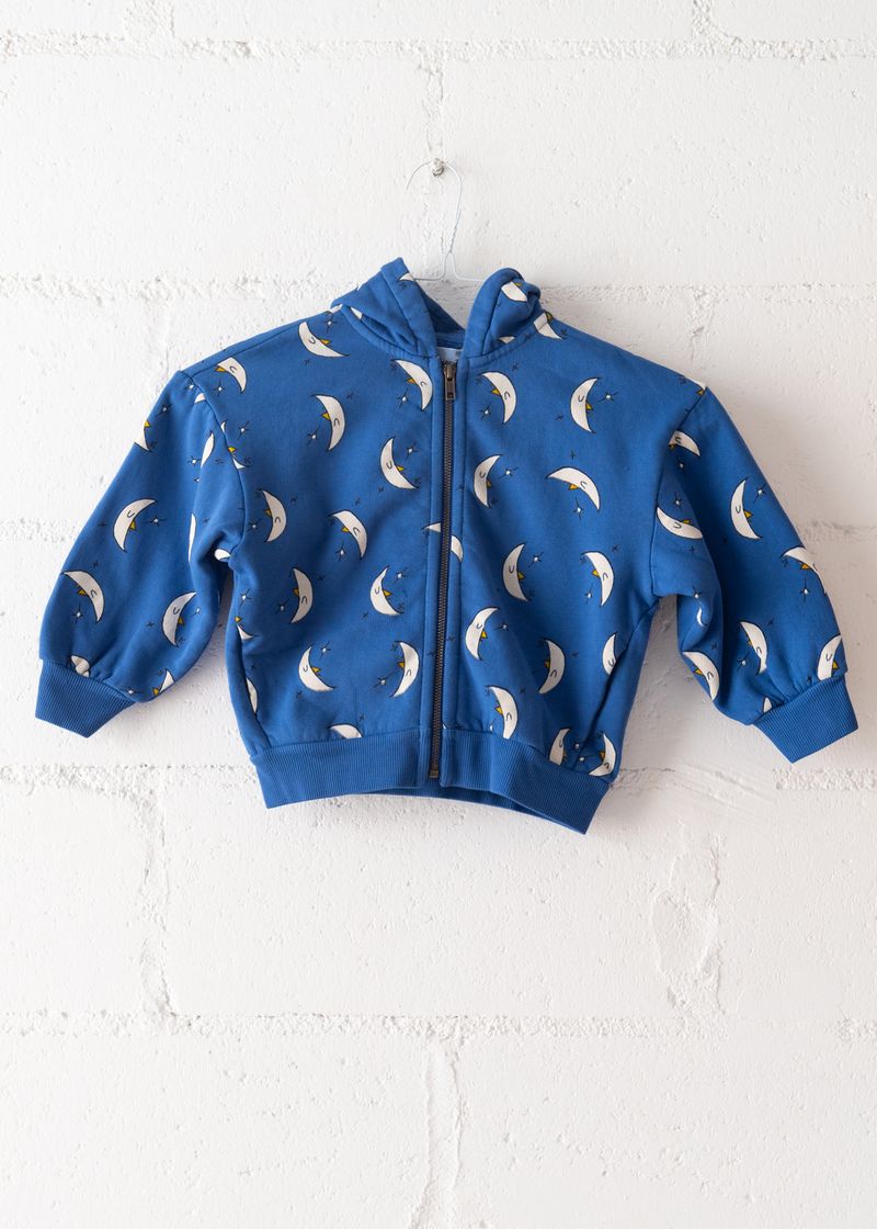 Beneath The Moon Zipped Hoodie, from Bobo Choses